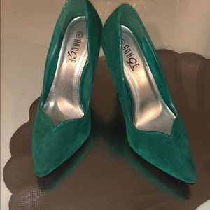 Green high heels